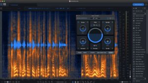 So sánh sóng âm thanh trước và sau khi sử dụng AI chỉnh sửa video để lọc tạp âm môi trường